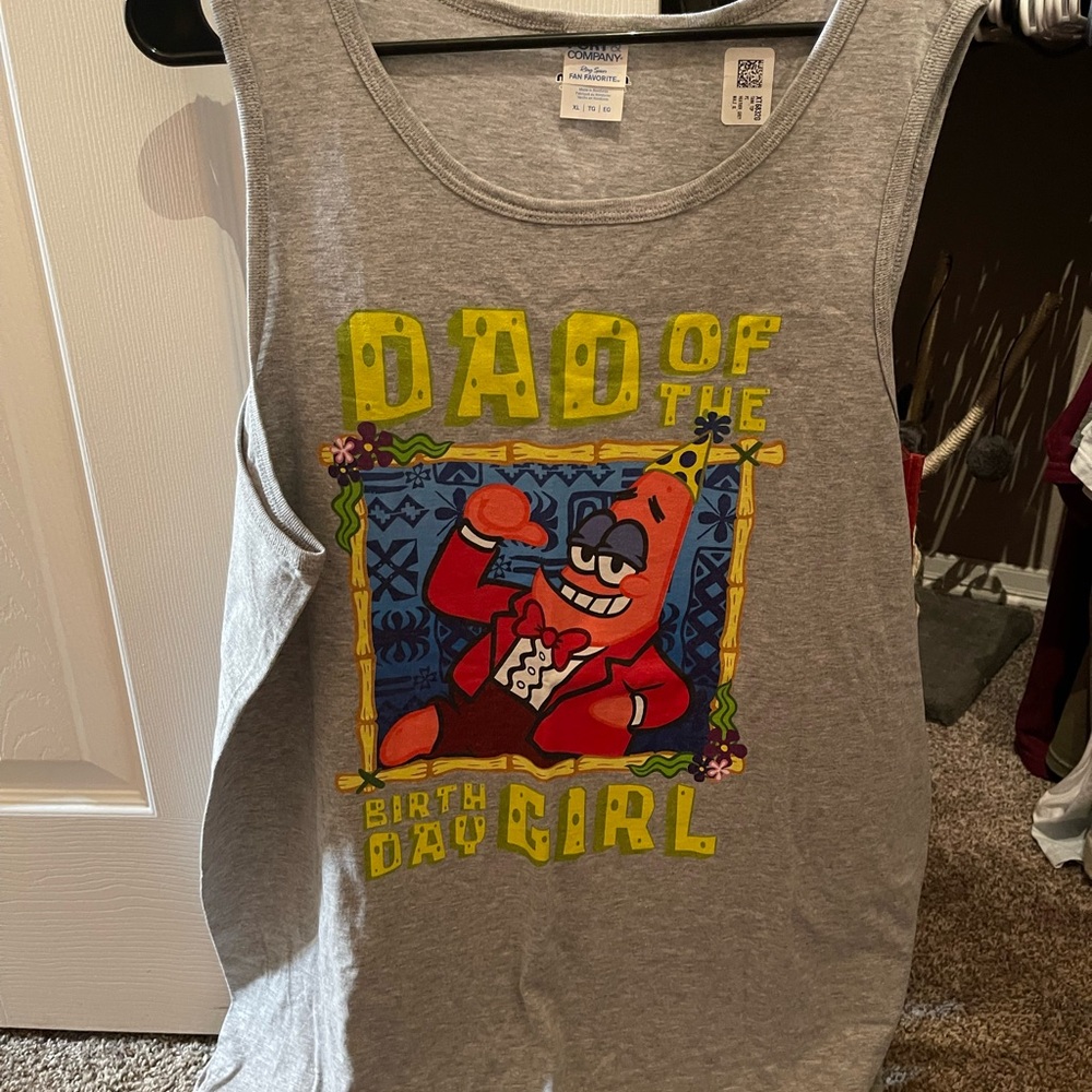 Mens SpongeBob tank top
